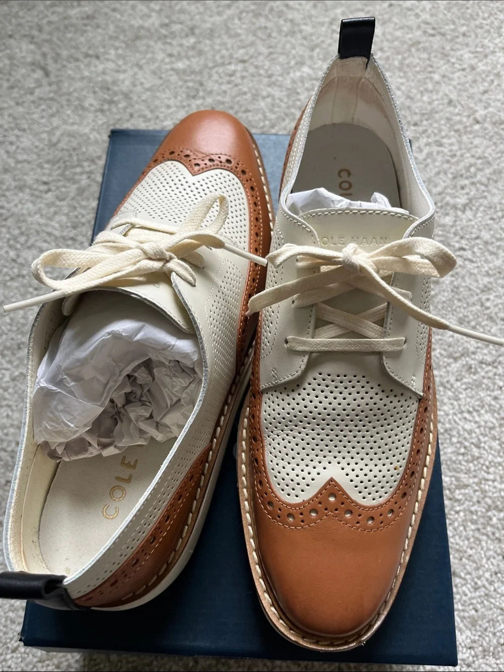 Cole Haan OG platform wingtip Oxford - Picture 3 of 5